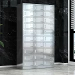 30-door stainless steel plate cabinet