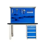 4 drawers workbench with hanging board
