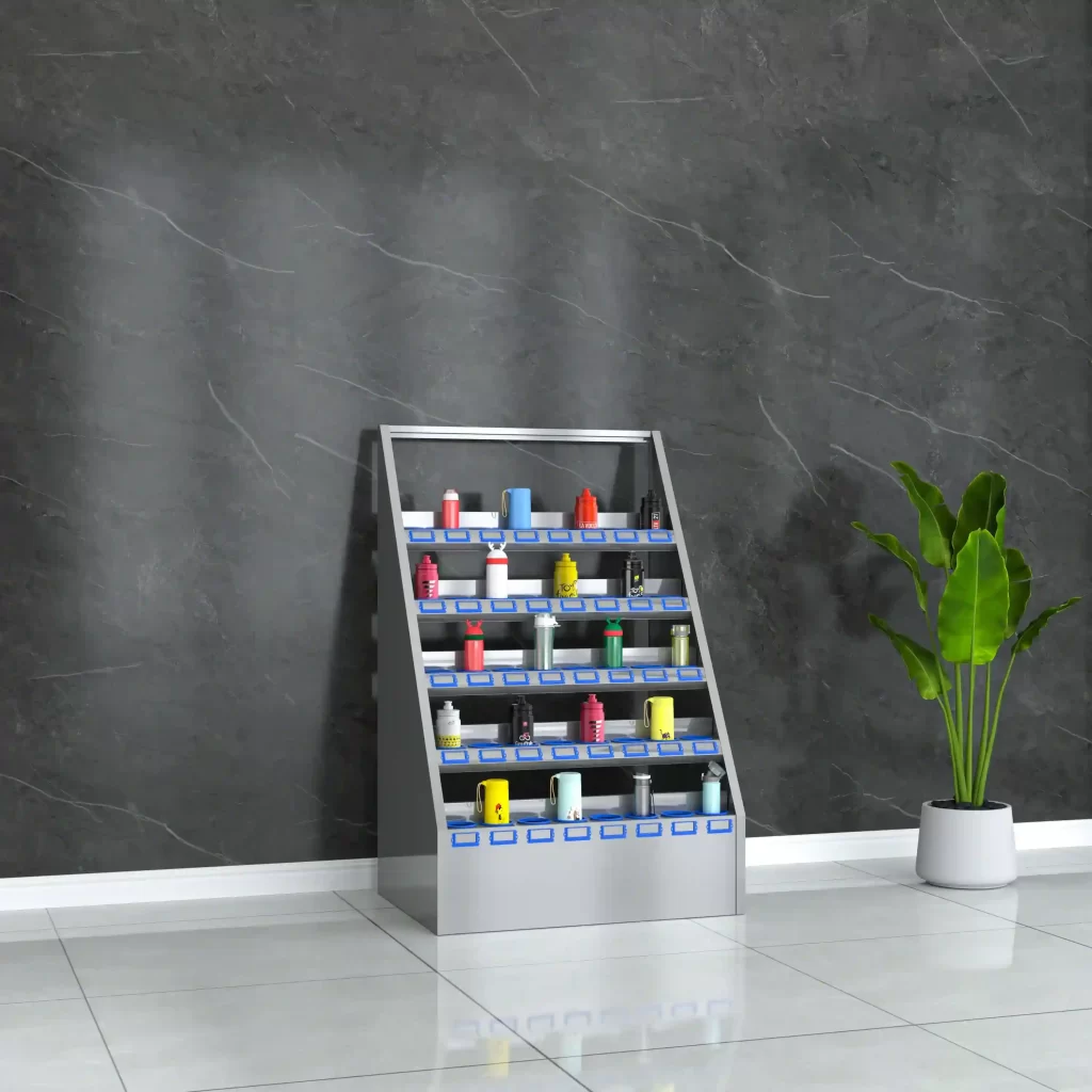 5-layer 40-grid stainless steel cup holder