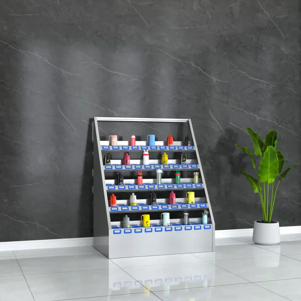 5-layer 50-grid stainless steel cup holder