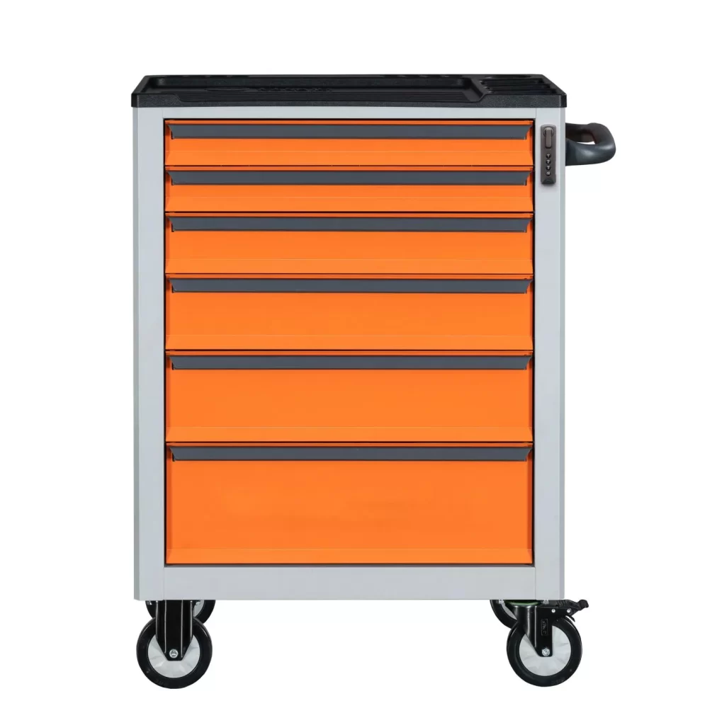 6 drawer tool cabinet trolley