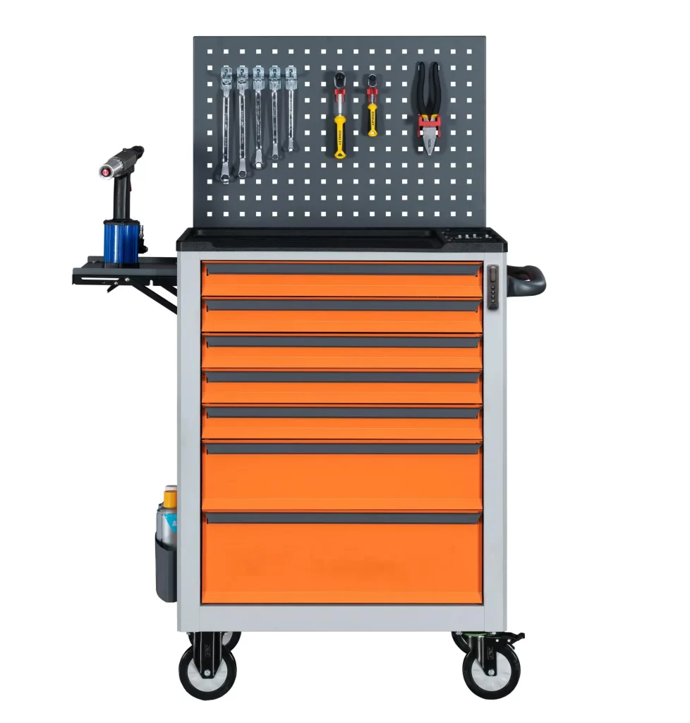 7 drawer tool cabinet trolley