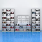 stainless steel shoe cabinet combination scene