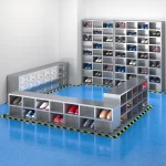 stainless steel shoe cabinet combination scene