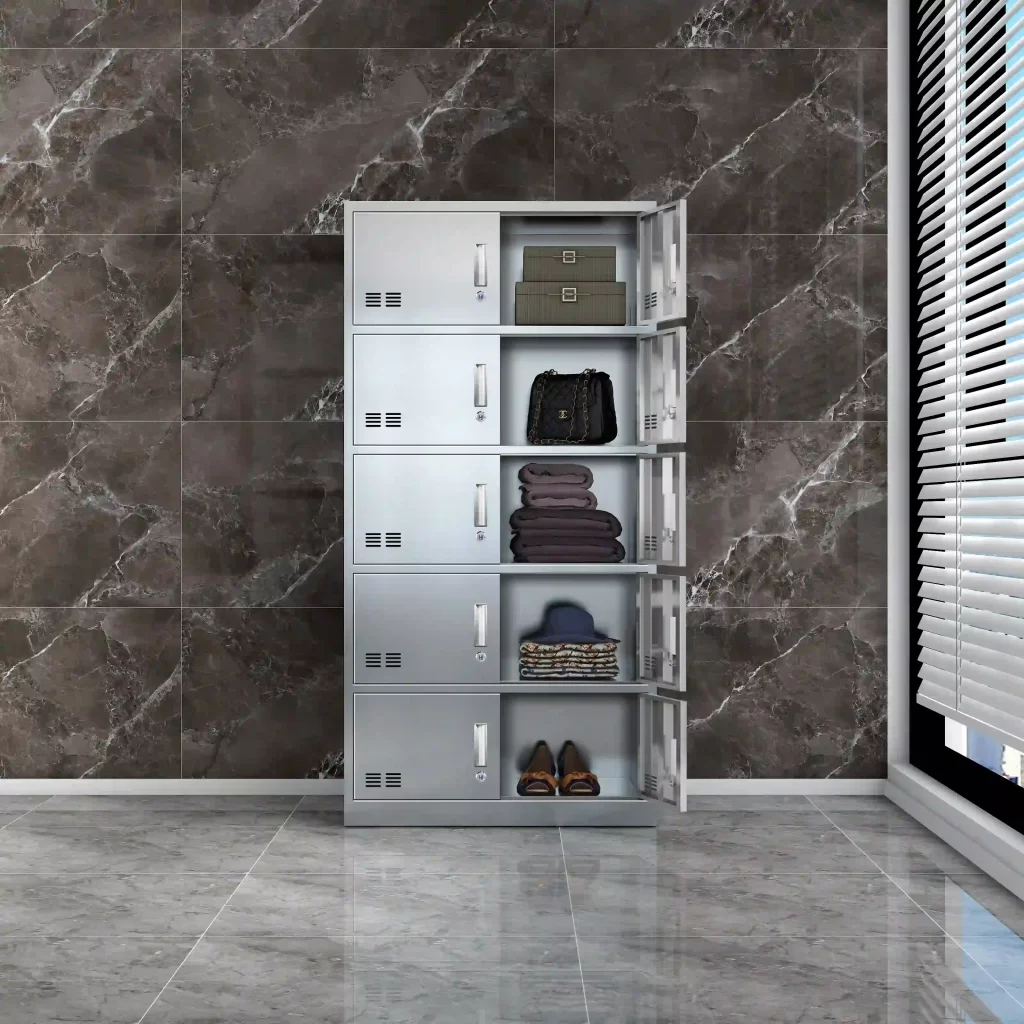 10 doors stainless steel locker