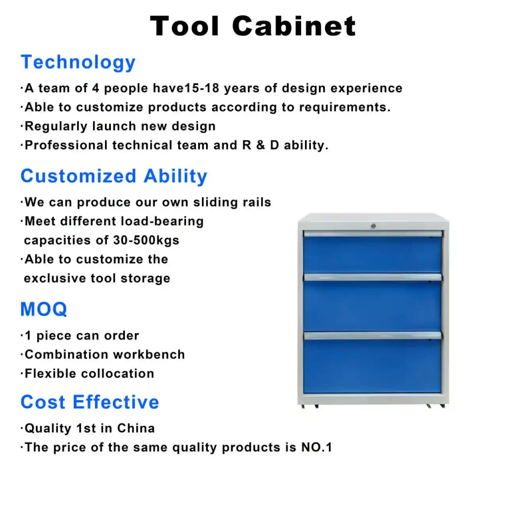 3-drawer tool box advantage