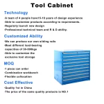 9 drawers tool cabinet advantage