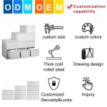 customizable file cabinet with drawers