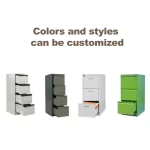 style of filing cabinet with drawers.